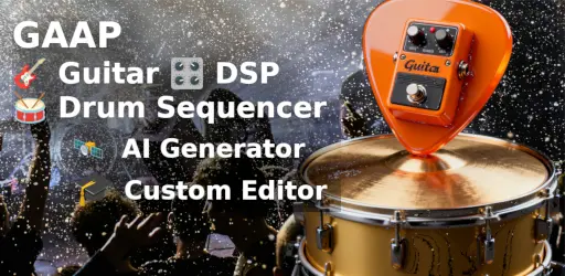 GAAP Guitar DSP \& AIamp; AI Drums