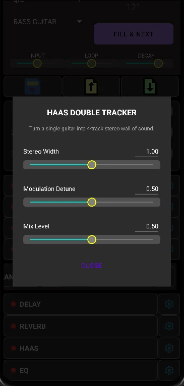 GAAP App Haas Double Tracker Double Tracking