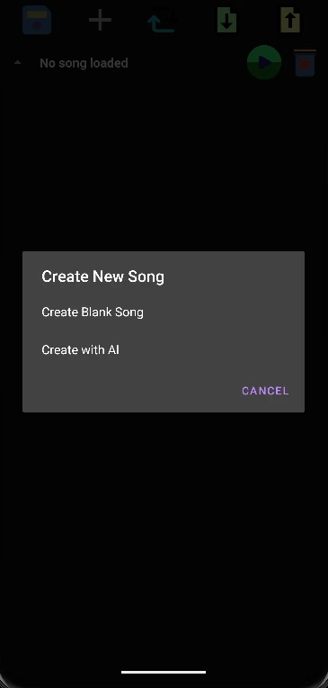 GAAP App Drum Sequencer Creating a New Blank Measure Grid