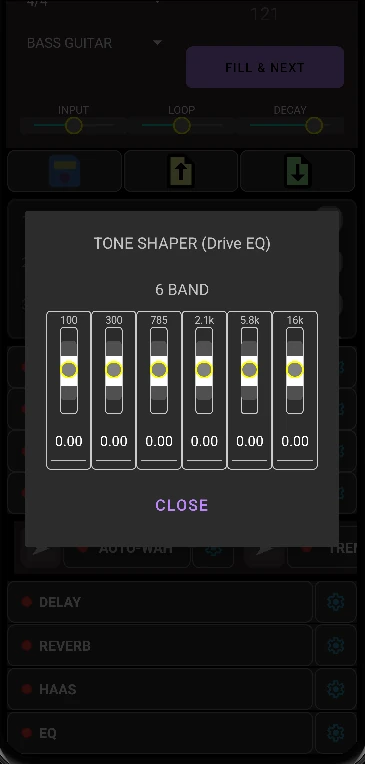 GAAP App Tone Shaper 6-Band Graphic EQ